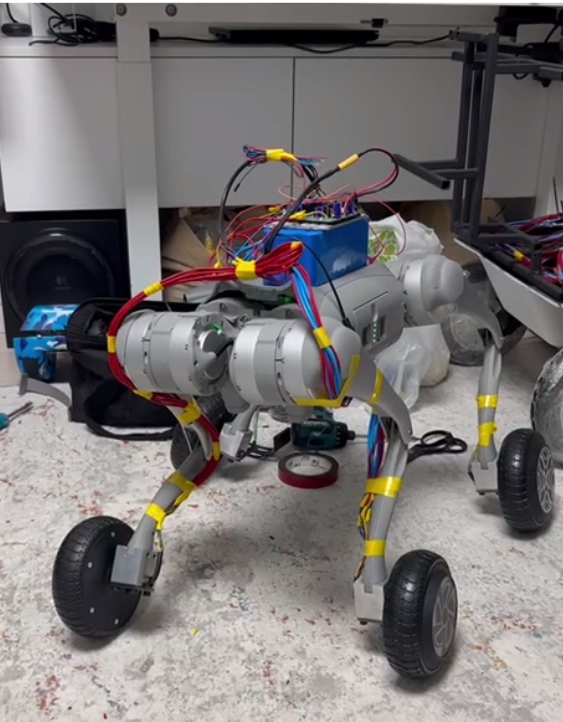 Dog courier hardware prototype